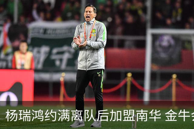 杨瑞鸿约满离队后加盟南华 金牛会继续为他加油